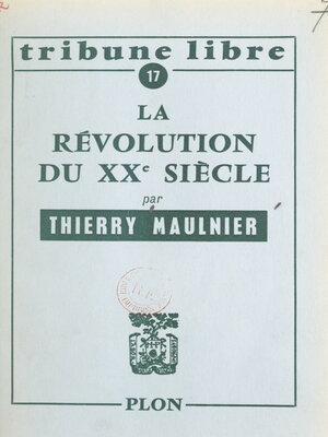 cover image of La révolution du XXe siècle